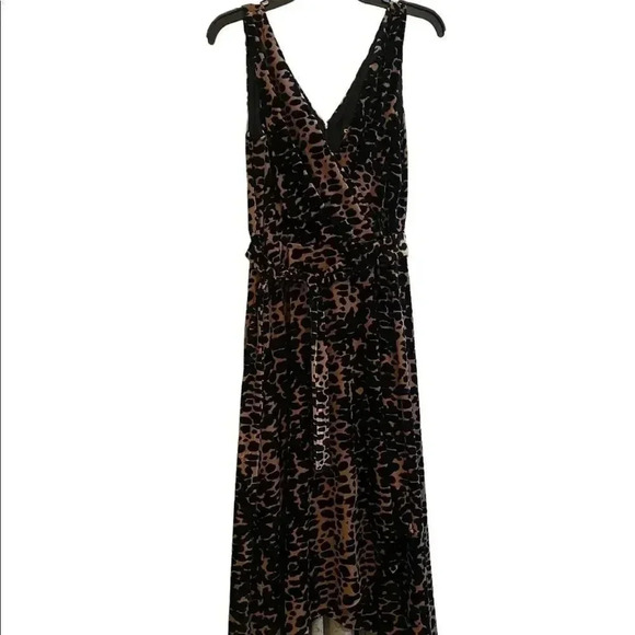 New Without Tags DKNY Velvet Leopard Print Dress - Size 4 - Picture 2 of 7